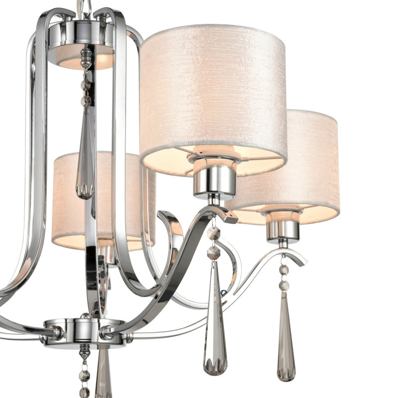 Подвесная люстра  60*100 см, 5*E27 хром Vele Luce Platonico VL1623L05