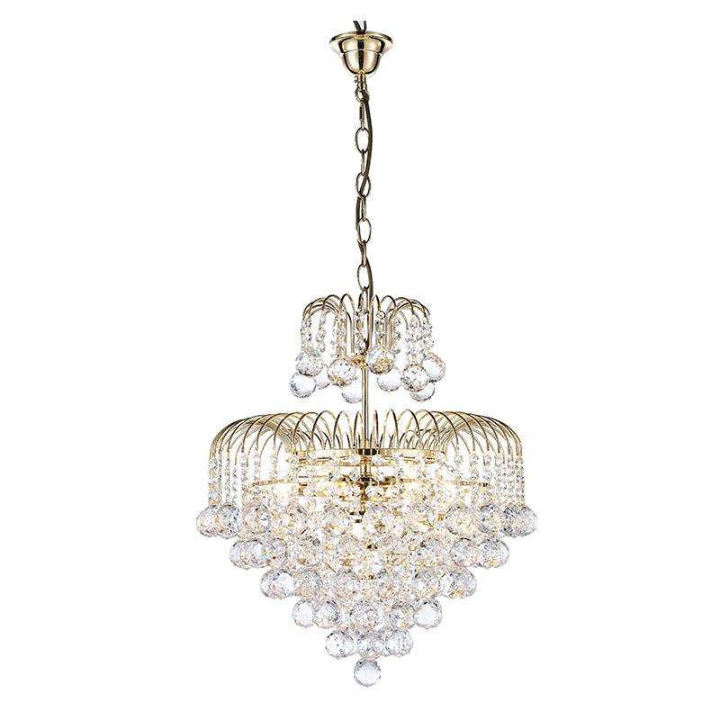 Люстра *48*52 см, 6*E14*40W, Arti Lampadari Bellagio Bellagio E 1.5.50.100 G, Золото