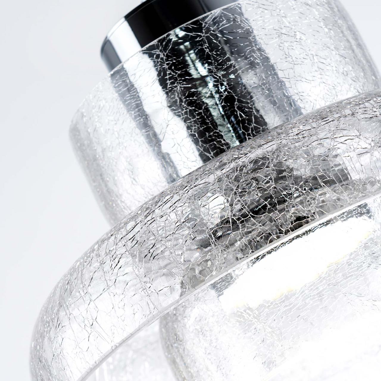 Подвесной светильник 9x22x17см, LED, 10Вт, 3000 / 6500К, Modelux MS.1412.220 CR Хром