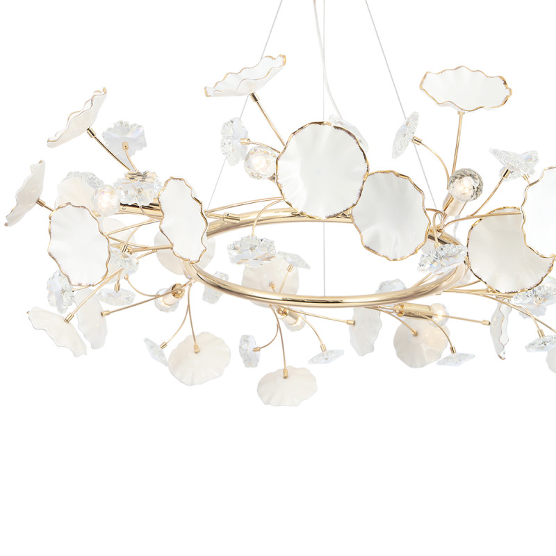 Светильник 82 см, Crystal Lux MARGO SP9R, золото