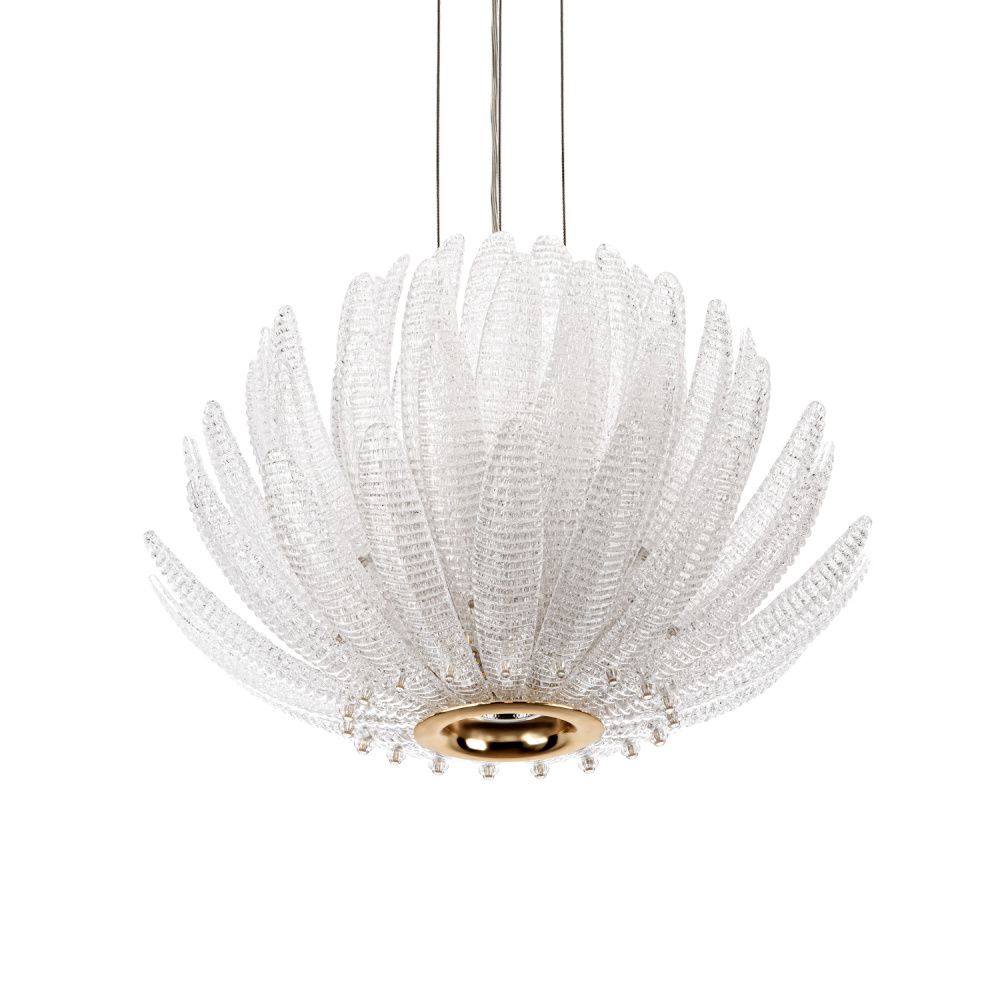 Подвесная люстра 50 см, 60W, 4000K, Modelux ML.9555.500 CP, шампань