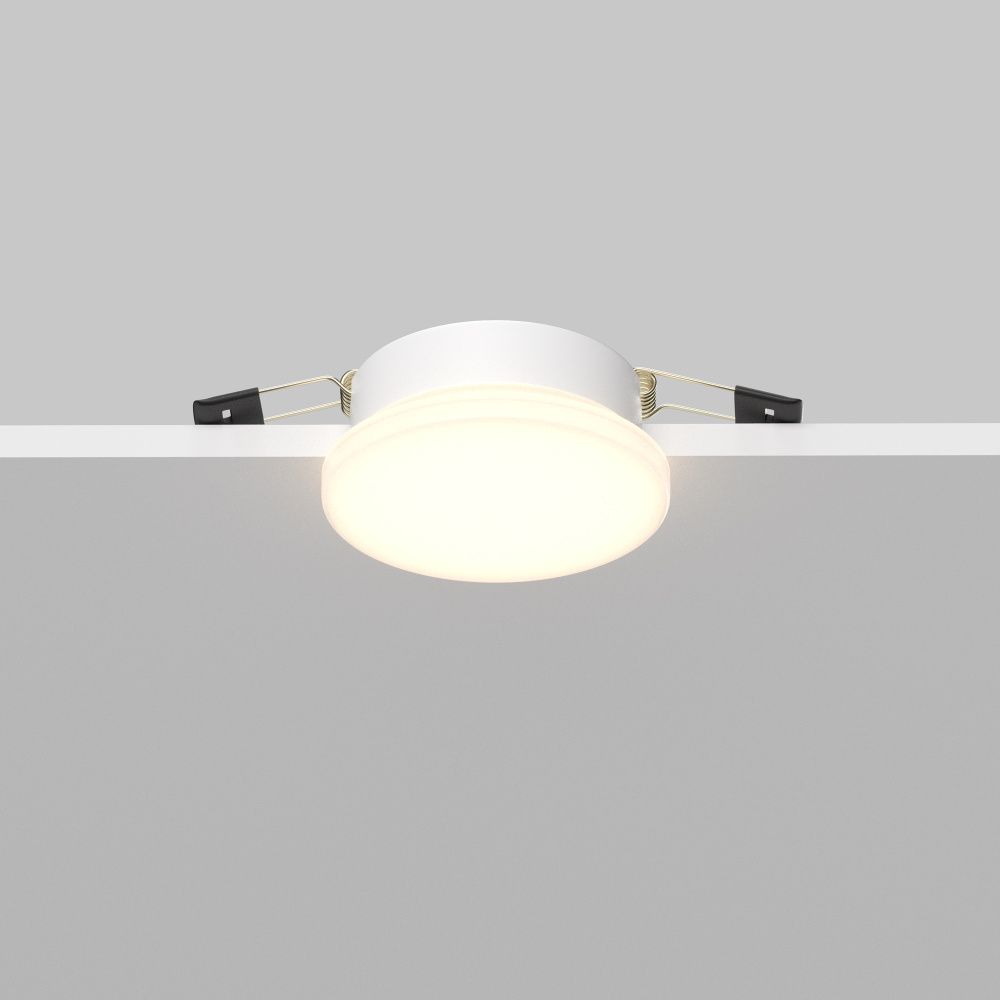 Встраиваемый светильник  DL067-GX53-W **-3,5 см, 1*GX53*12W, Maytoni technical Pauline DL067-GX53-W, Белый