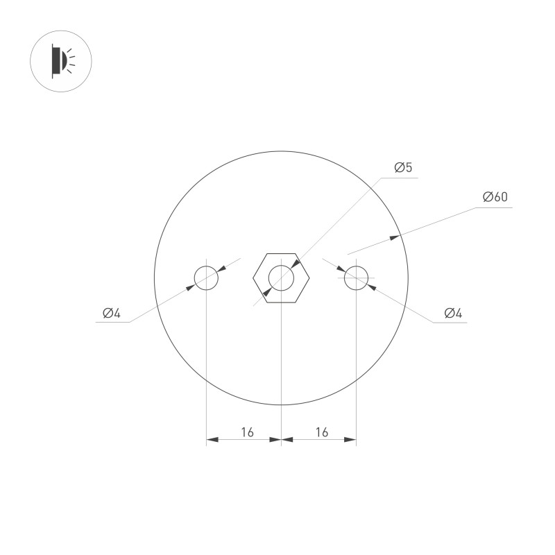 Бра Arlight 036501 9,8*6*71 см, 12W, белый (теплый)K,
