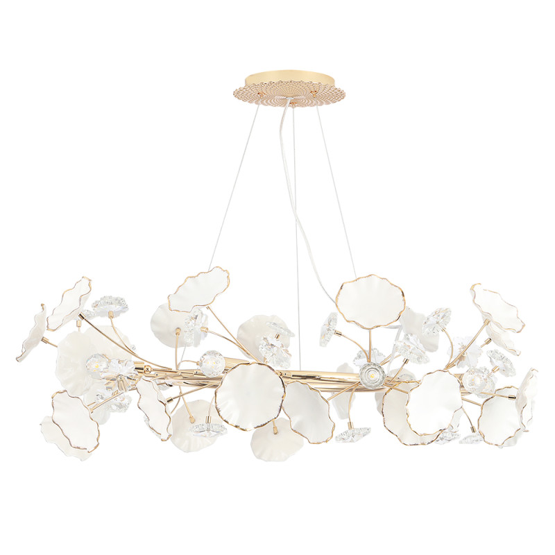 Светильник 82 см, Crystal Lux MARGO SP9R, золото