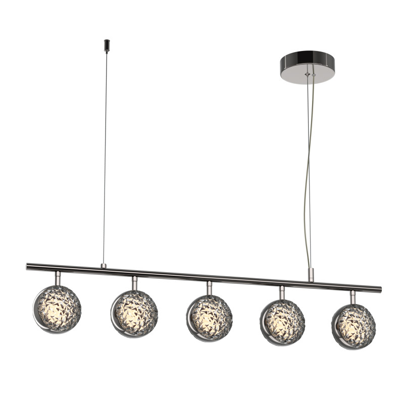 Подвесной светильник 101*16*320 см, LED, 48W, 3000К, Maytoni Mind MOD299PL-L48BC3K черный