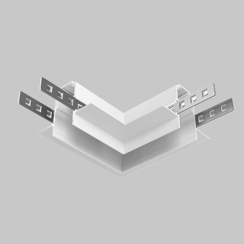 Коннектор угловой Exility встраиваемый под ГКЛ 12,5мм, белый 10*10*4,6 см, LED*W TRA034CL-42.12W Maytoni, Белый