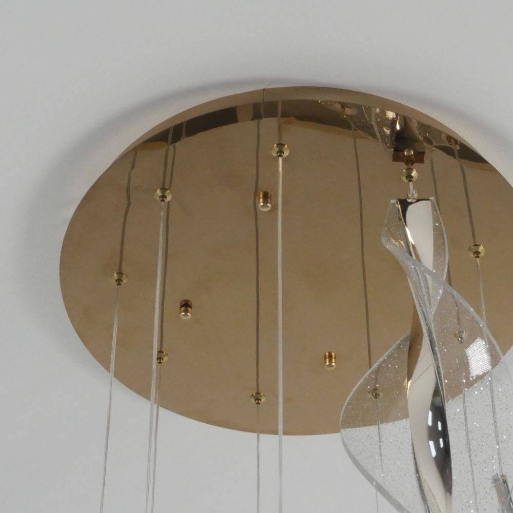 Светильник DZN-21717 ЗОЛОТО D400/H3000/9/LED/./4000K звёздное небо D120/H300 SPRAY2 25-03 VST