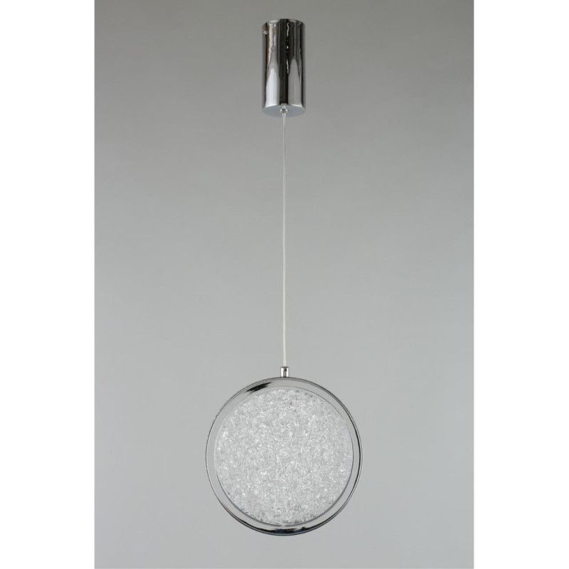 Подвесной светильник 20*50-150 см, 1*LED, 7W, K, Aployt Yulali APL.048.16.07, хром