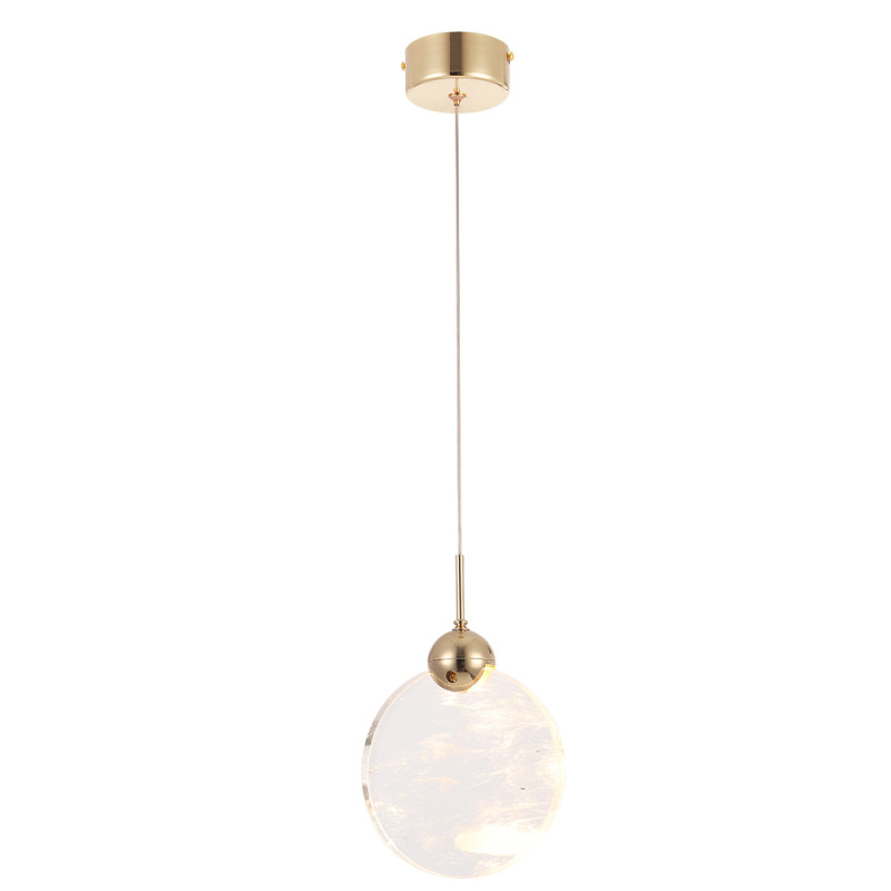 Светильник 15 см, 3W, 3000K, Crystal Lux CIELO SP3W LED GOLD, золото