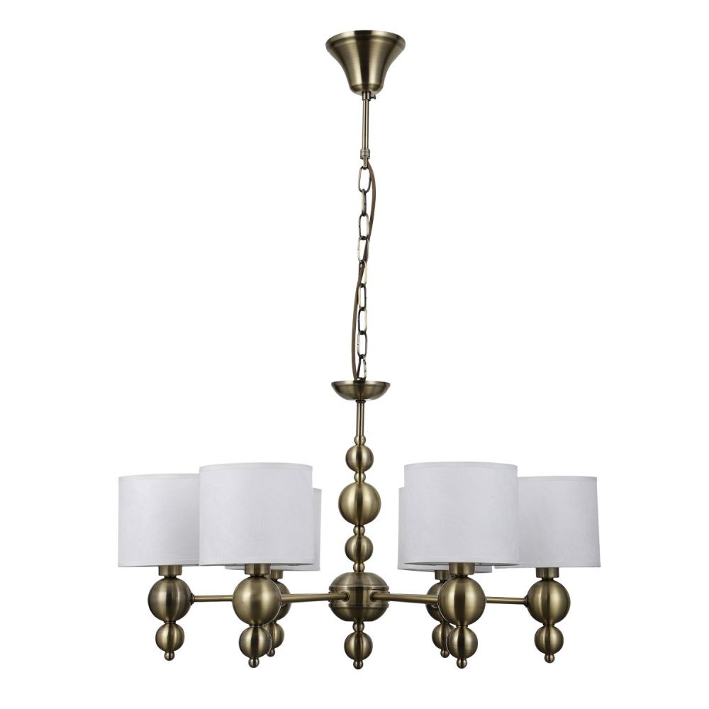 Люстра 64*64*80 см, 6*E14 Gerhort G11094/6AB WT, Античная бронза