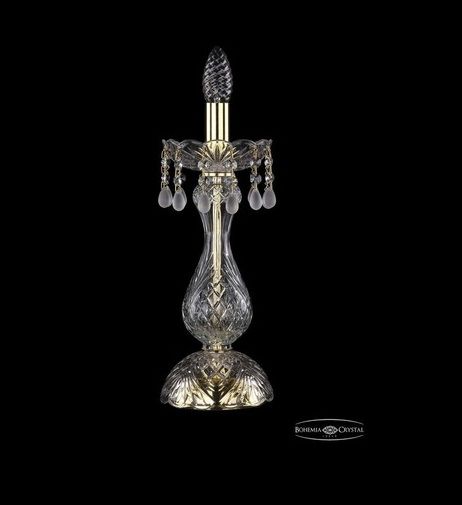 Настольная лампа Bohemia Ivele 1410L/1-35/G/V0300, золото
