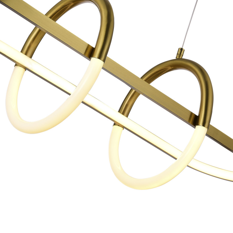 Светильник подвесной 80*20 см, 48W 3000K ST LUCE MOFISTO SL1579.313.01 Золотистый