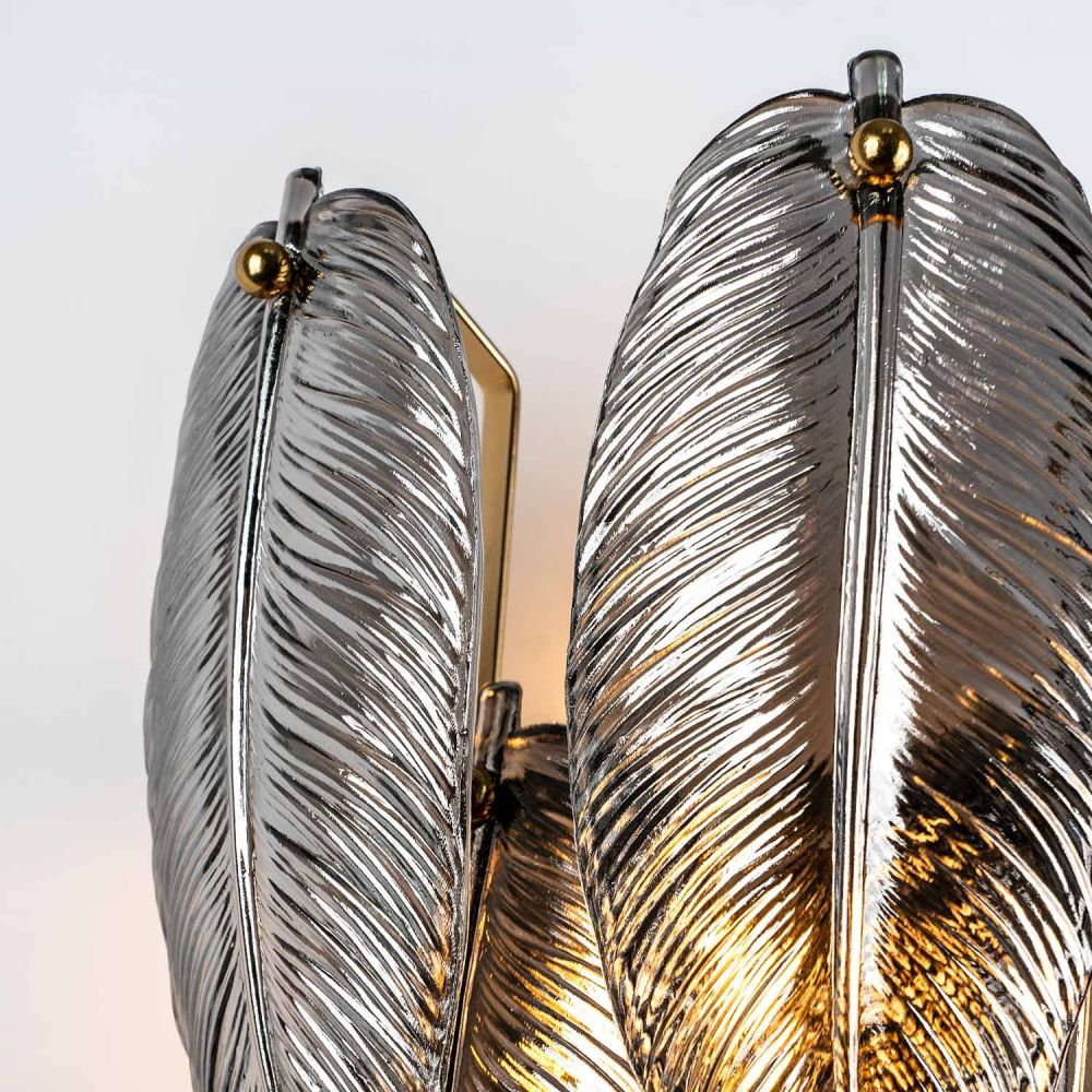 Настенный светильник 27*18 см, 2*Е14 MODELUX ML.20202.2 BS латунь