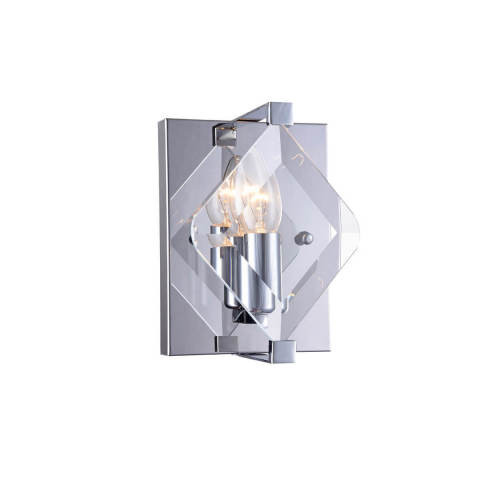 Бра 10*14*20 см, 1*E14 хром Vele Luce Vittoria VL3053W01