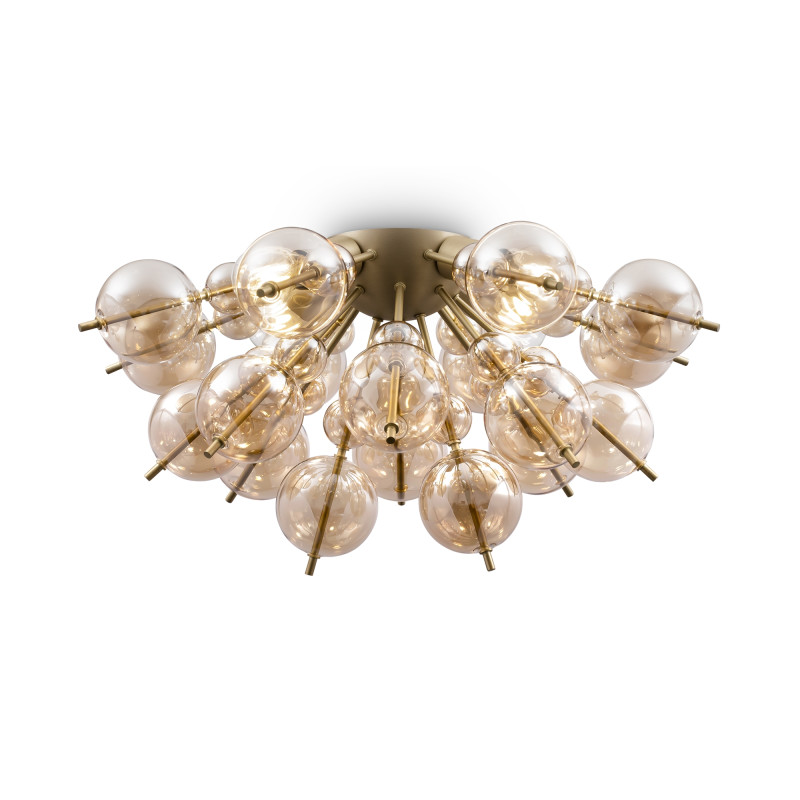 Потолочная люстра Maytoni Bolla MOD133CL-04BS, диаметр 64 см, латунь
