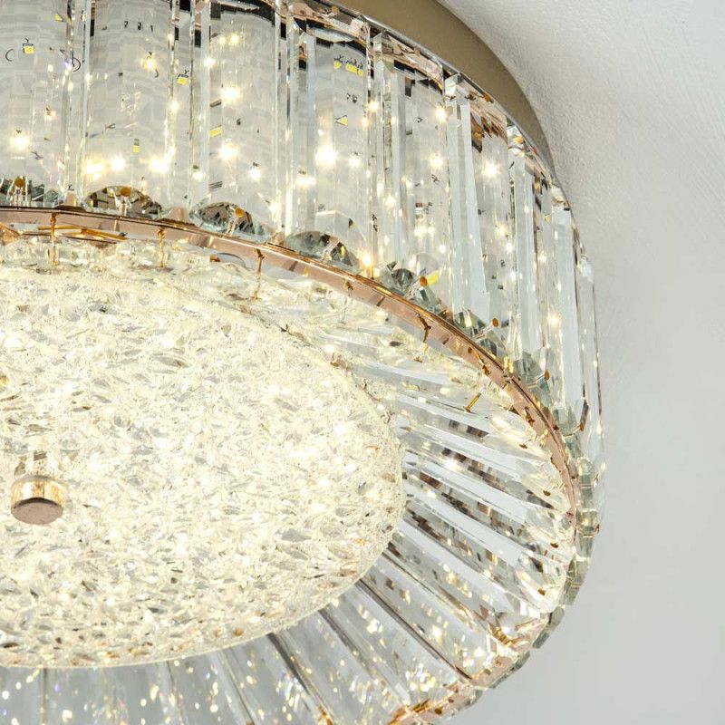 Потолочный светильник 40*40 см, LED 48W, 3000 / 6000K, Золото MODELUX ML.2305.400 GD