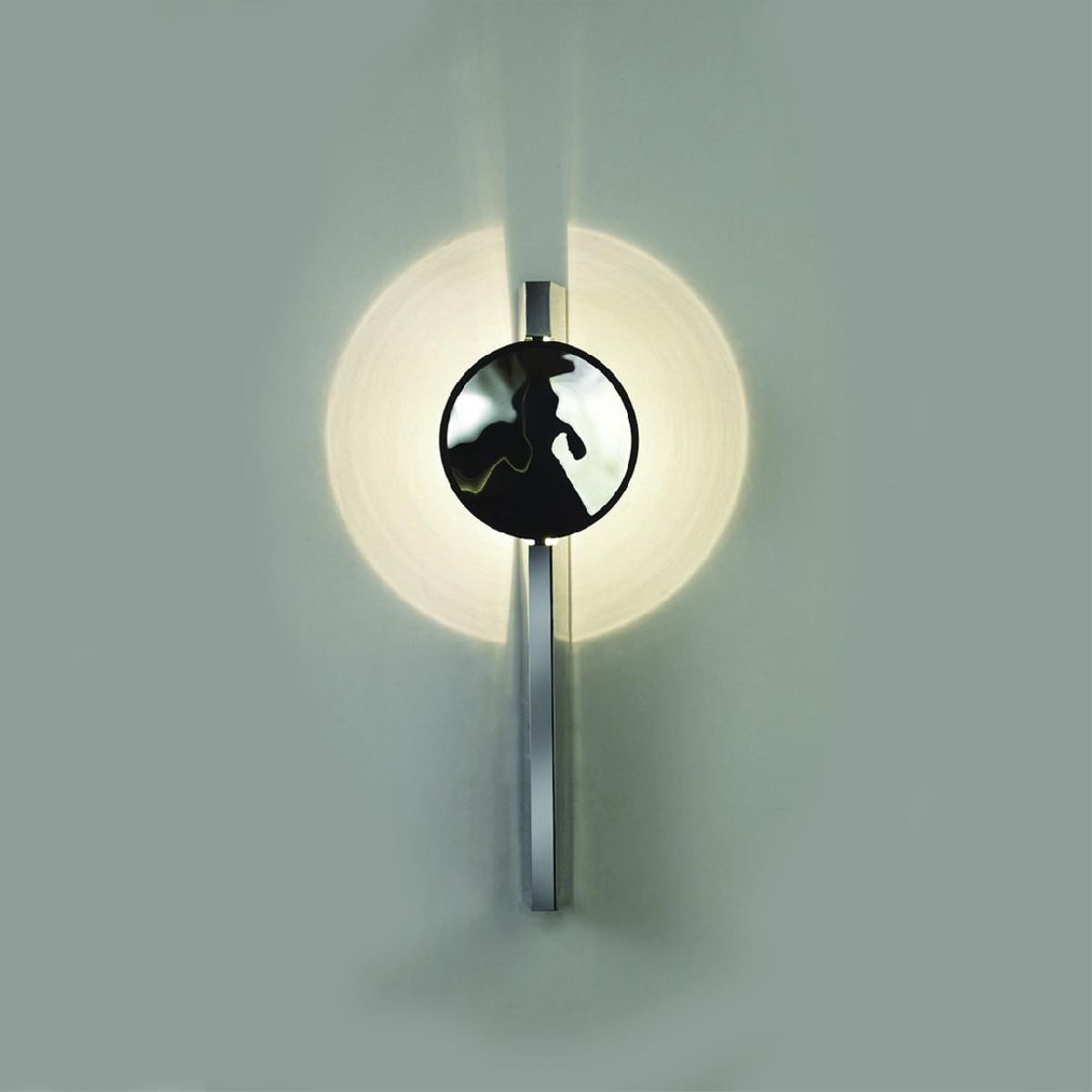 Настенный светильник 33 см, 3W, 3000K, Odeon Light Reflection 7095/3WL, хром