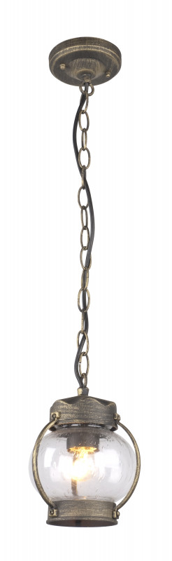 Уличный светильник Favourite Faro 1498-1P, D140*H200/1200, коричневый