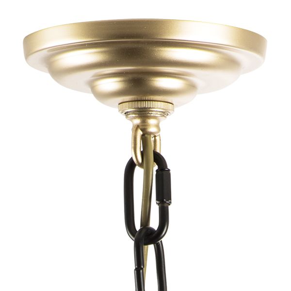 Люстра подвесная Lightstar Enna 762117, черный/золото, диаметр 110 см