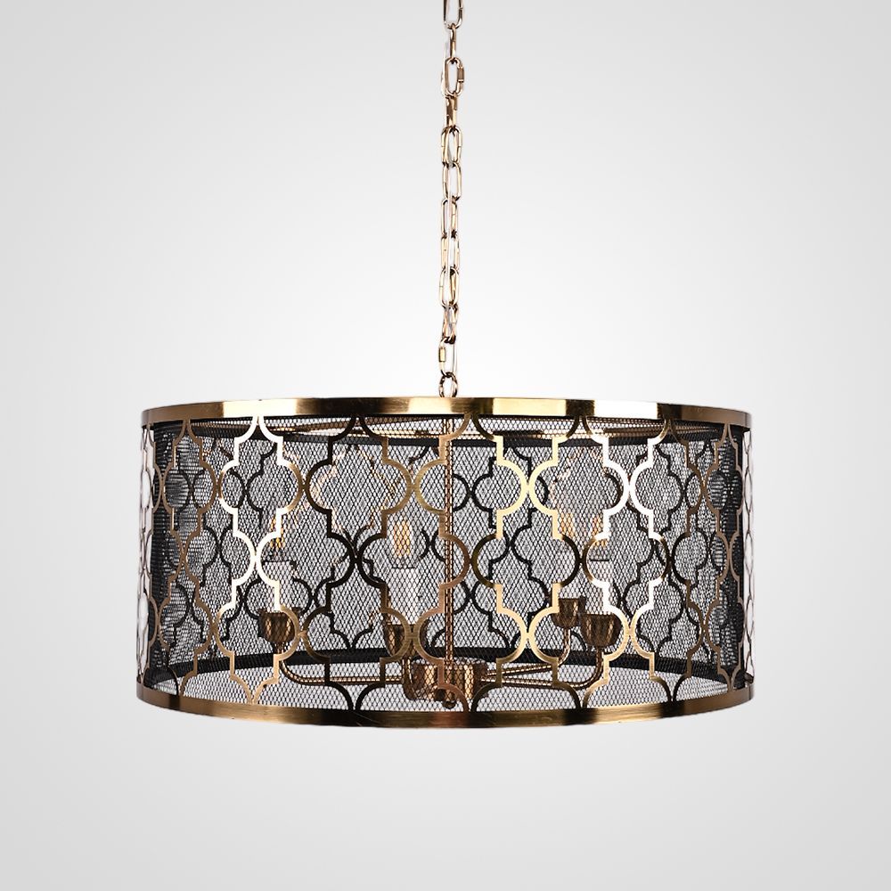 Подвесная люстра Romeo Five Light Pendant Lamp design by Cyan Design 63*63*39 см, 5*E14*40W, ImperiumLoft 40.1036, Латунь