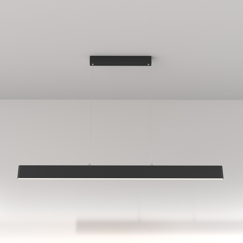 Светильник LED 120 см, 30W, 1100 Lm, 4000K, 10 м2 Maytoni Step P010PL-L30B4K, черный