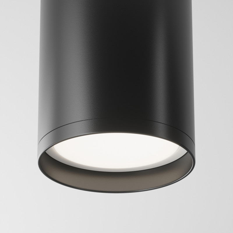 Светильник 5*5 см, GU10 10W, Maytoni Focus S C052CL-01B, черный