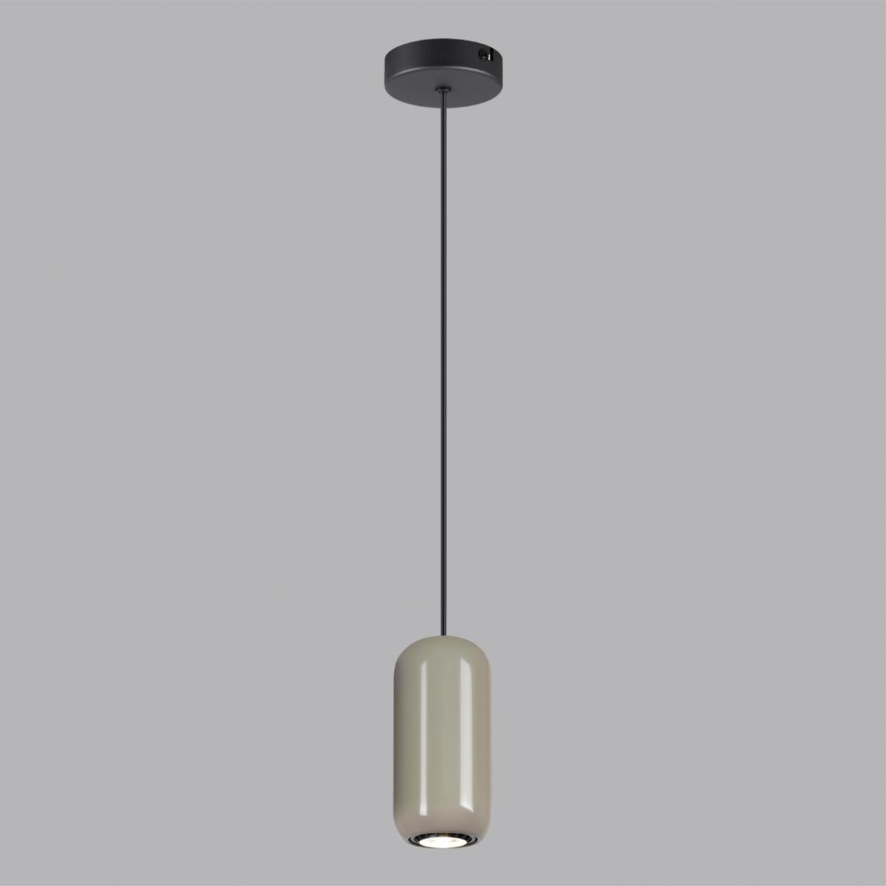 Подвес 7,6*7,6*120 см, 1 GU10*4W, Odeon Light Ovali, черный 5053/1D