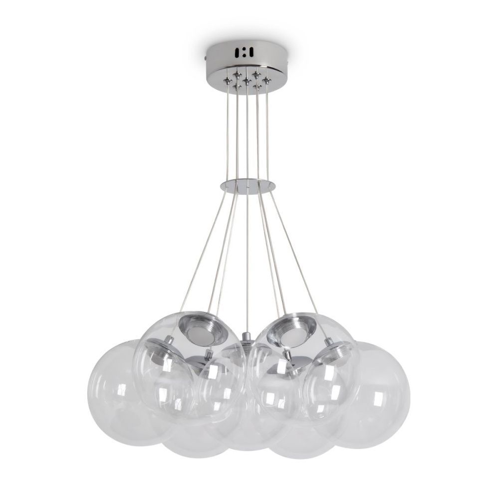 Подвесной светильник 45 см, 38W, 2800K, Freya Verto FR5580PL-L35N, хром