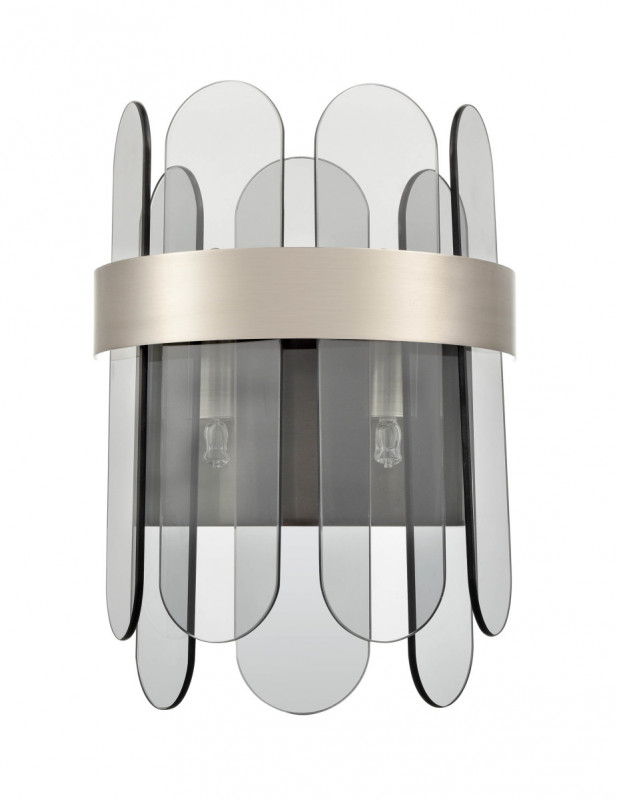 Бра 13*20*28 см, 2*G9 сатин никель Vele Luce Fantasma VL3195W02