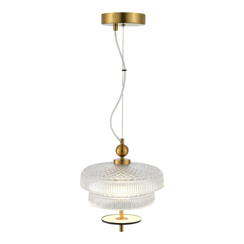 Подвесной светильник 25*180 см, LED, 8W,  3000К, ST-Luce Oriental SL6122.313.01 латунный