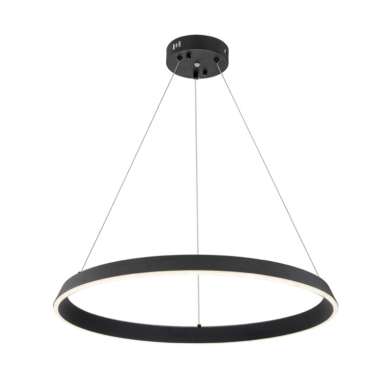 Подвесной светильник 60 см, 39W, 3000-6500K, Indigo Orta V000090L, черный, 14019/1P Black