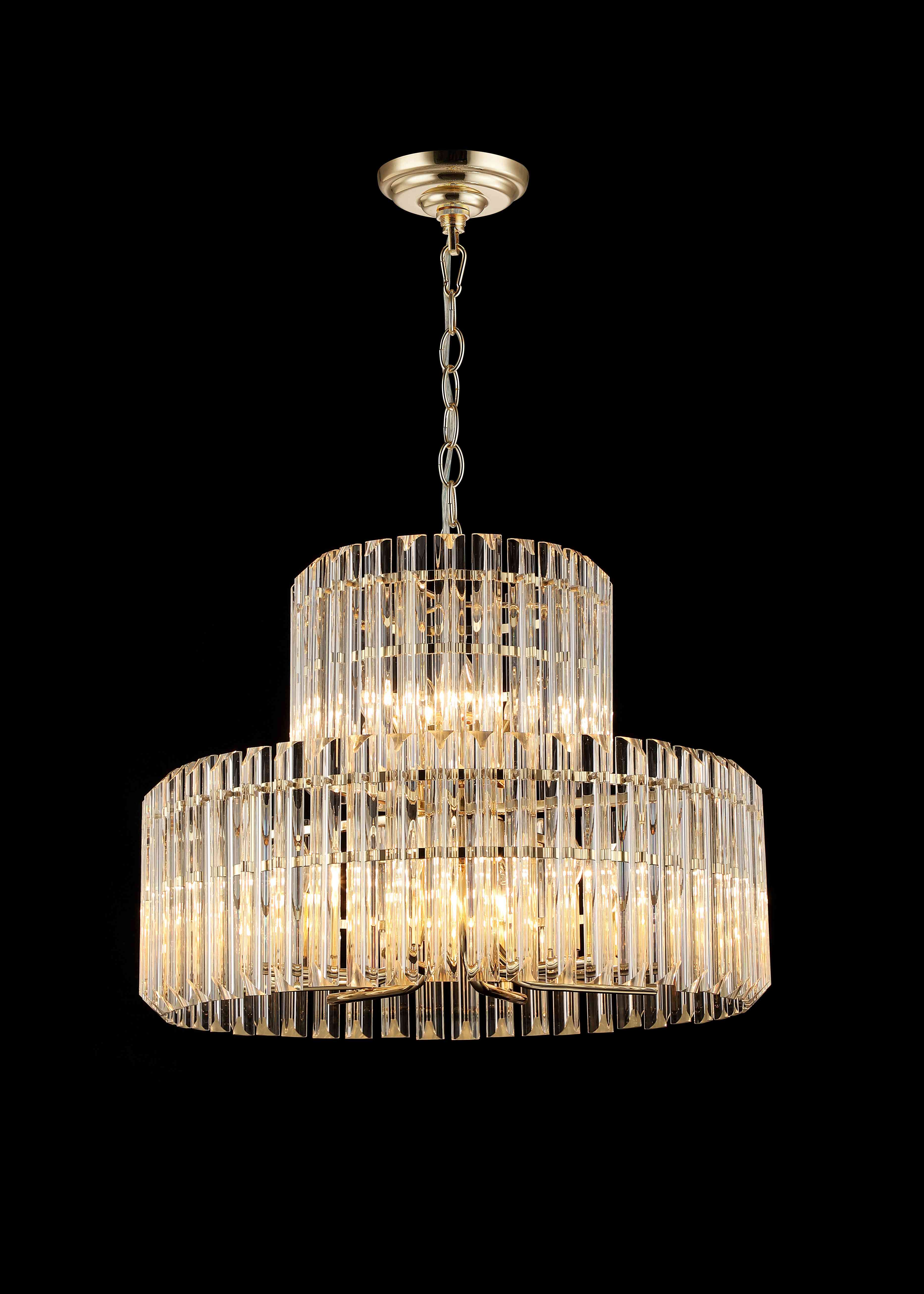 Люстра 600*430, 12*E14, 40W NewRgy Cristallo L3-ф600 H GOLD, H GOLD
