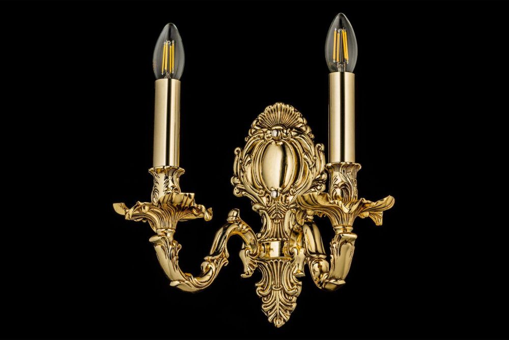 Бра *30*35 см, 2*E14*40W, Dio D`arte Vivaro Vivaro E 2.1.2 CG, Золото