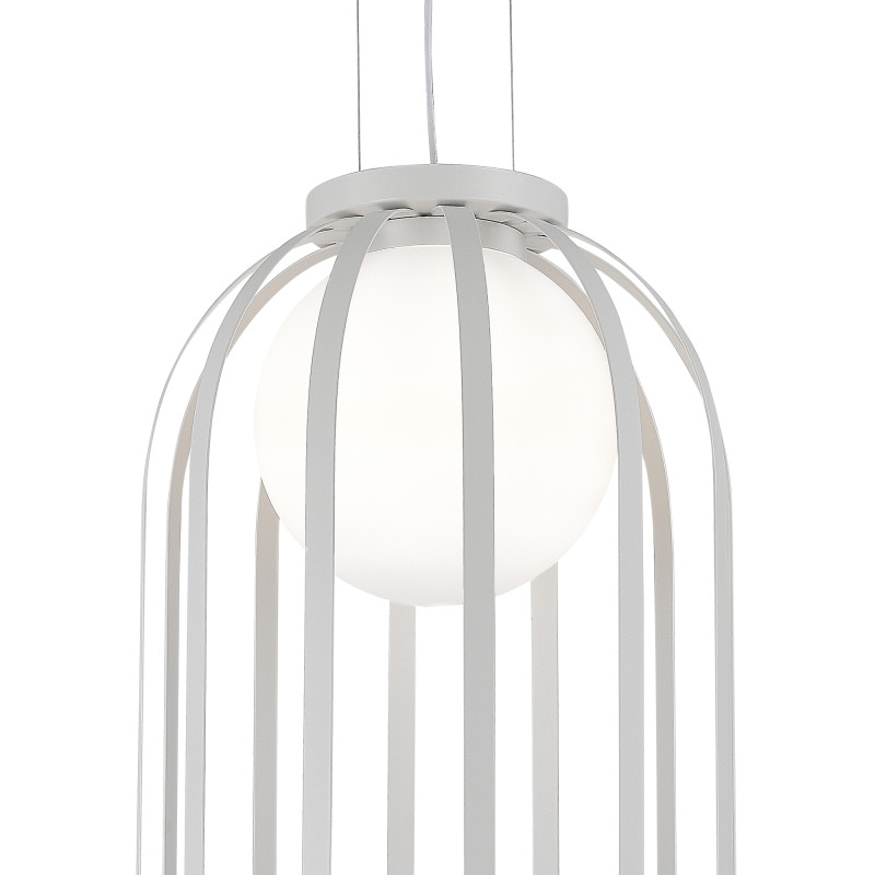 Подвесной светильник 40*200 см, E27, 60W, ST-Luce NORDIC SL6129.503.01 белый