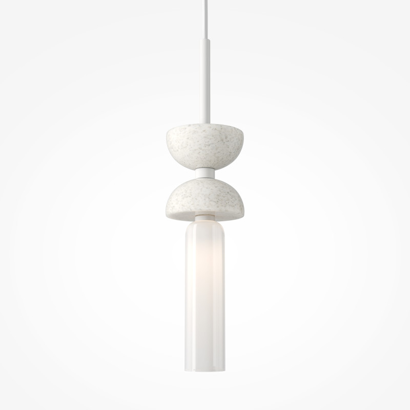 Подвесной светильник 10*10*336,5 см, 1*G9, 28W, Maytoni KYOTO MOD178PL-01W белый