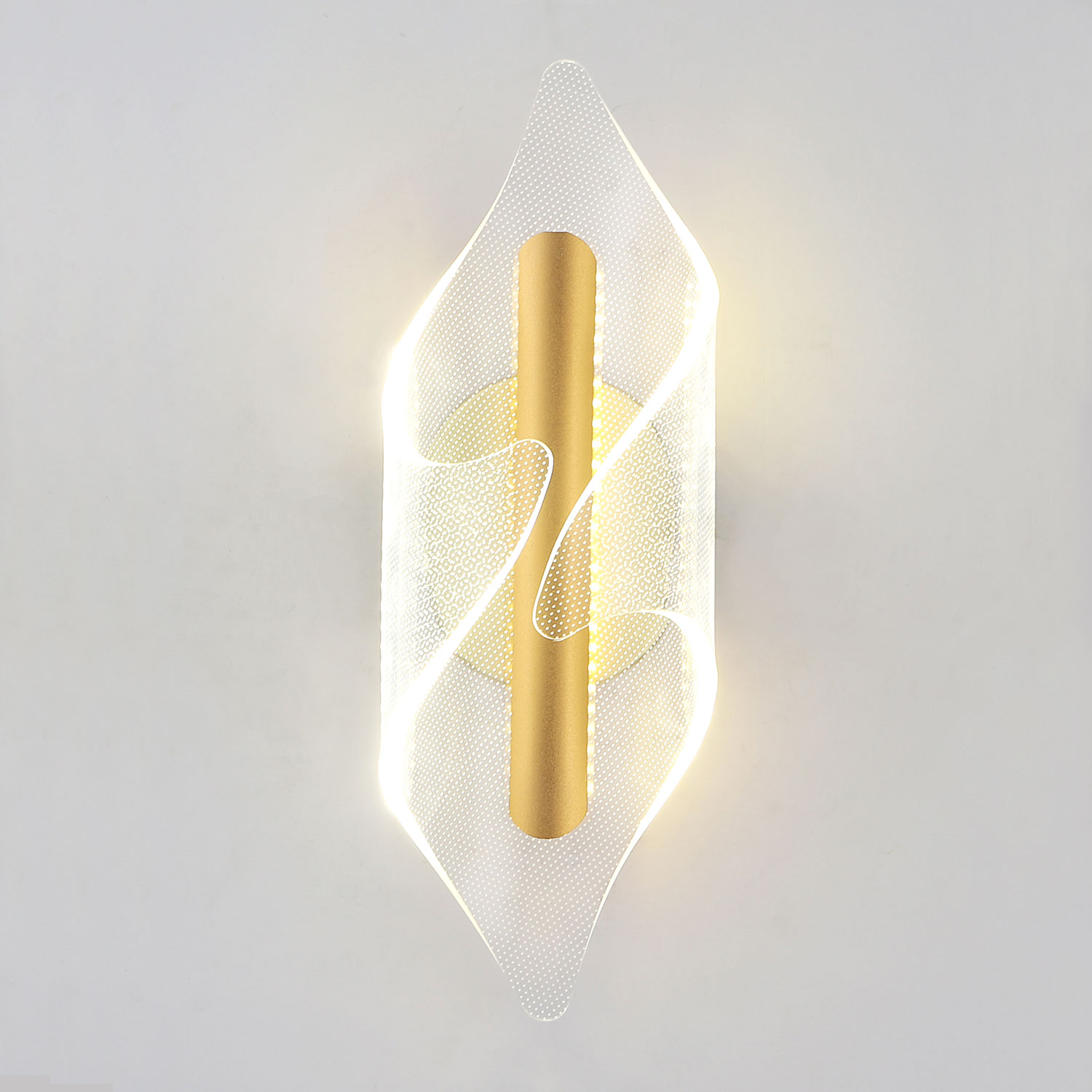 Бра настенное 10*30 см, 1*LED 4000K Lussole Bradford LSP-7295 матовое золото