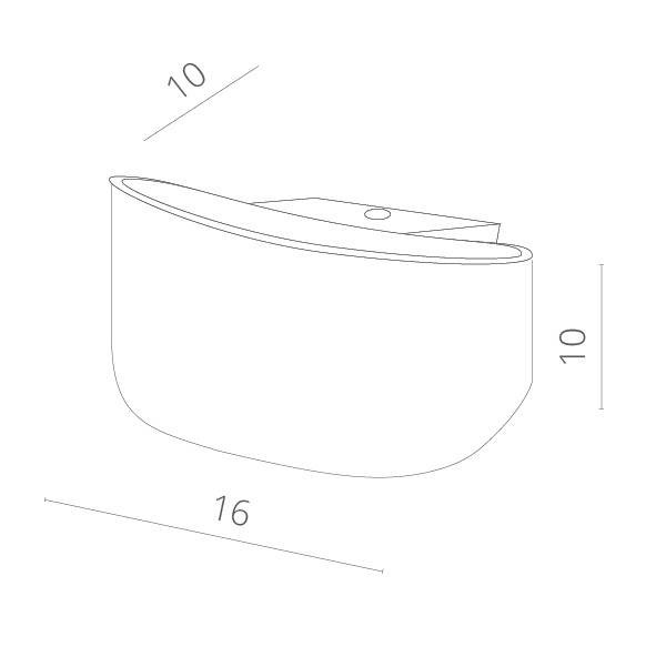 Настенный светильник Arte Lamp A1429AP-1WH, белый