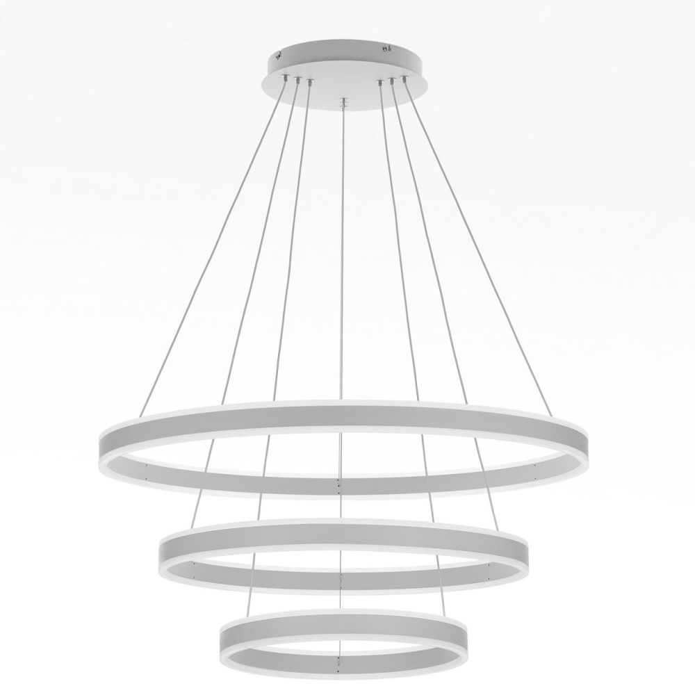 Люстра 80*120 см LED*195 W, 3000 / 5500 К Citilux Дуэт Белый CL719680