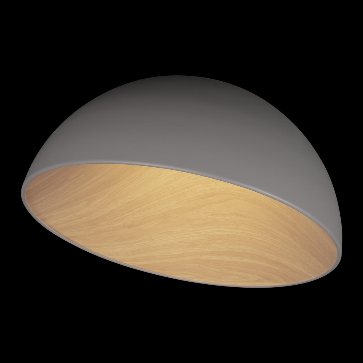 Потолочный светильник 50*29 см, 1*LED*36W 4000K серый LOFT IT Egg 10197/500 Grey