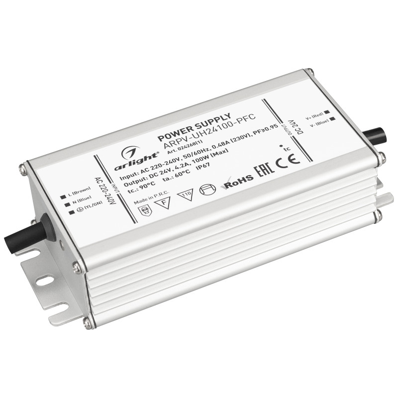 Блок питания для светодиодной ленты Arlight 024268(1) 15,8*6,75*3,85 см.