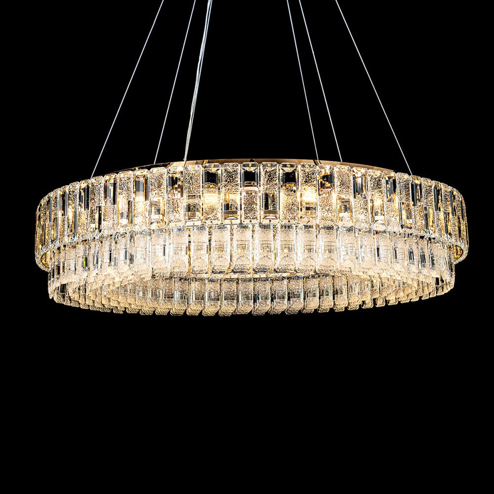 Люстра 80 см, 14*Е14*40W, 30 м2 Modelux  ML.7039.800 GD, Золото