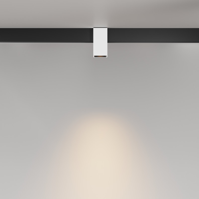 Светильник на шине 19,3*5,3*10,4 см, LED, 7W, 3000К, Maytoni Technical ALFA TR121-2-7W3K-W белый