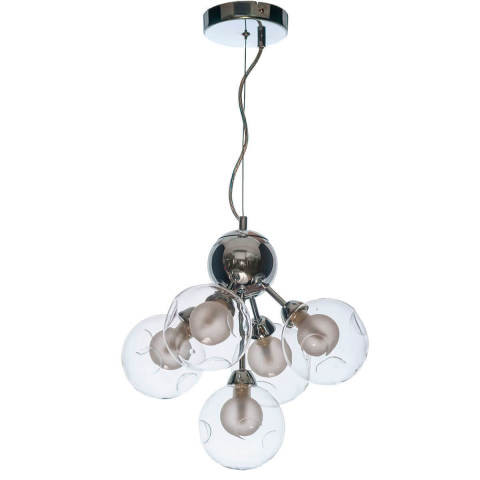 Подвесная люстра Vele Luce Dandelion VL1173L05, хром, диаметр 32см
