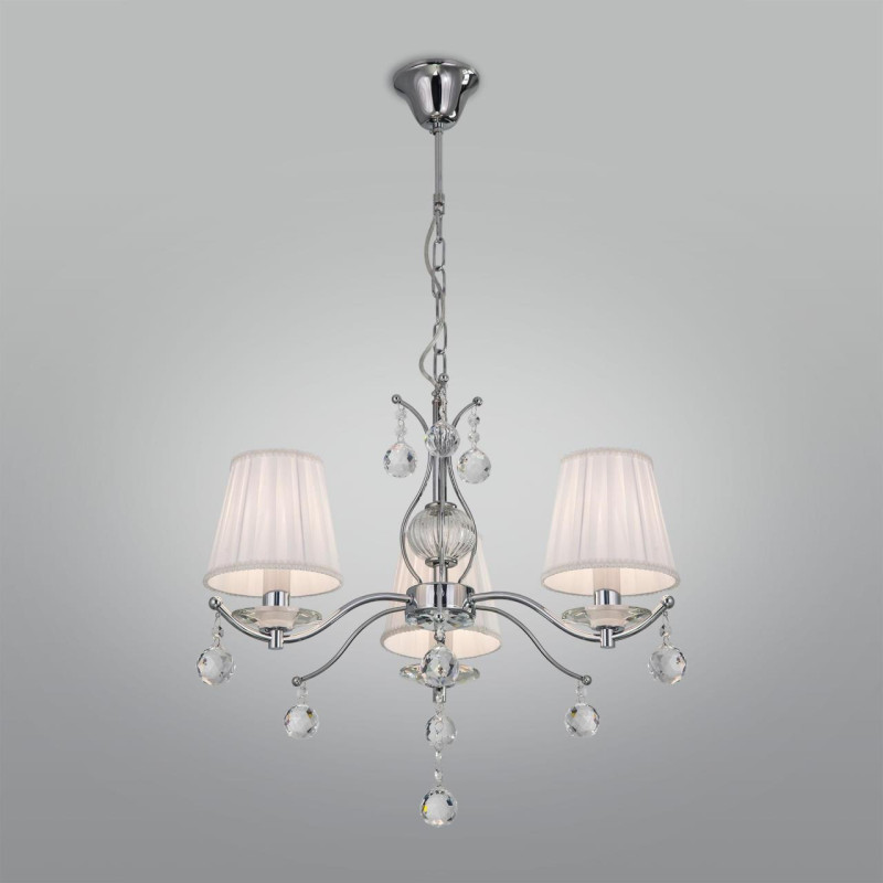 Подвесная люстра Citilux CL438131 Шелли, хром, диаметр 55см