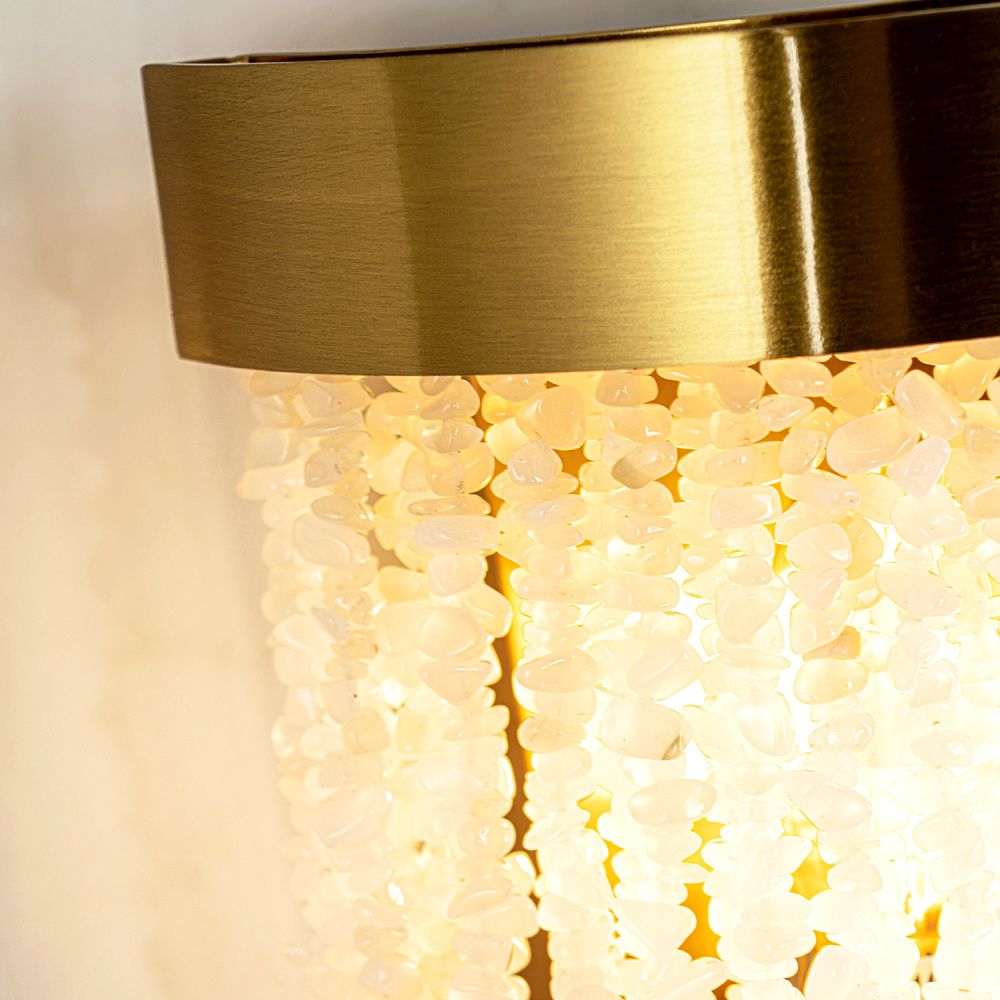 Бра 18*11*40 см, Е14*40W, Modestyle  MS.2441.400 BS-WH, Латунь