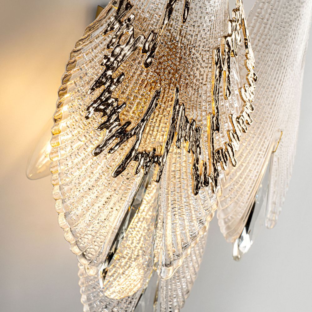 Бра 24*11*-35,5 см, 2*Е14*40W, Modelux  ML.6228.330 GD, Золото