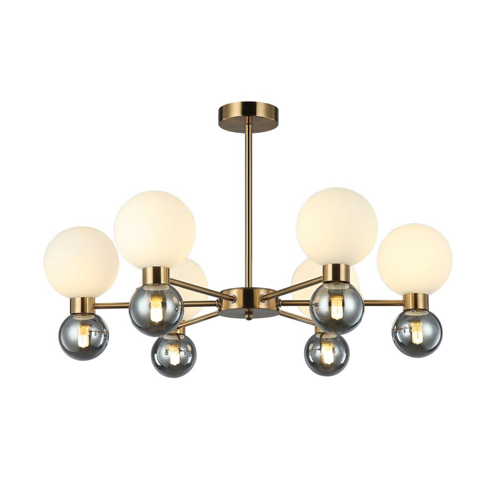 Люстра 66*66*43 см, 12*G9 Gerhort G11108/12BRS WT SM, Бронза