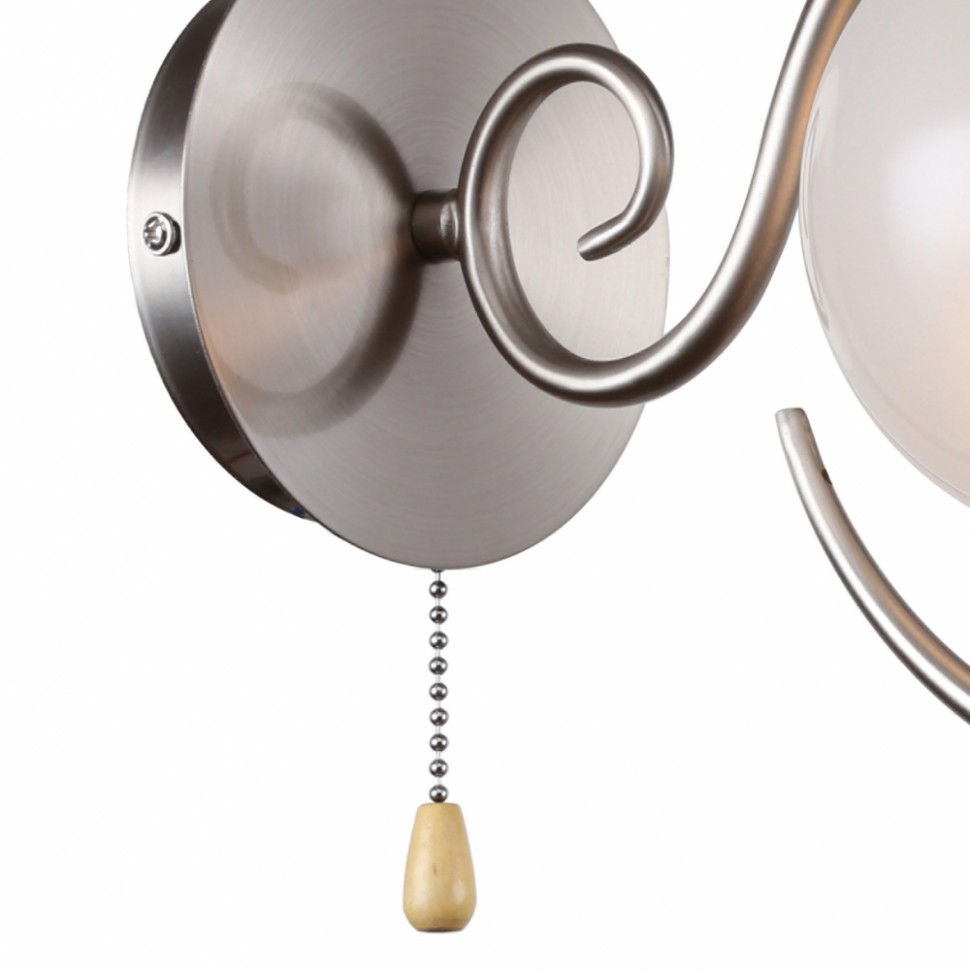 Бра F-Promo Fabbio 2349-1W, D280*W120*H200, никеля, белое матовое стекло
