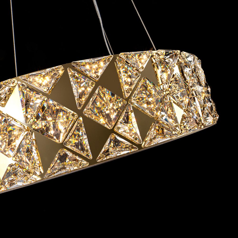 Люстра *40*10 см, LED*39W, 3000-6000K, Modelux  ML.335.400 GD, Золото