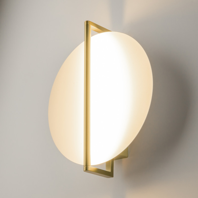 Бра 11,1*34*30 см, LED, 14W, 3000К, Maytoni Mira MOD279WL-L14G3K золотой